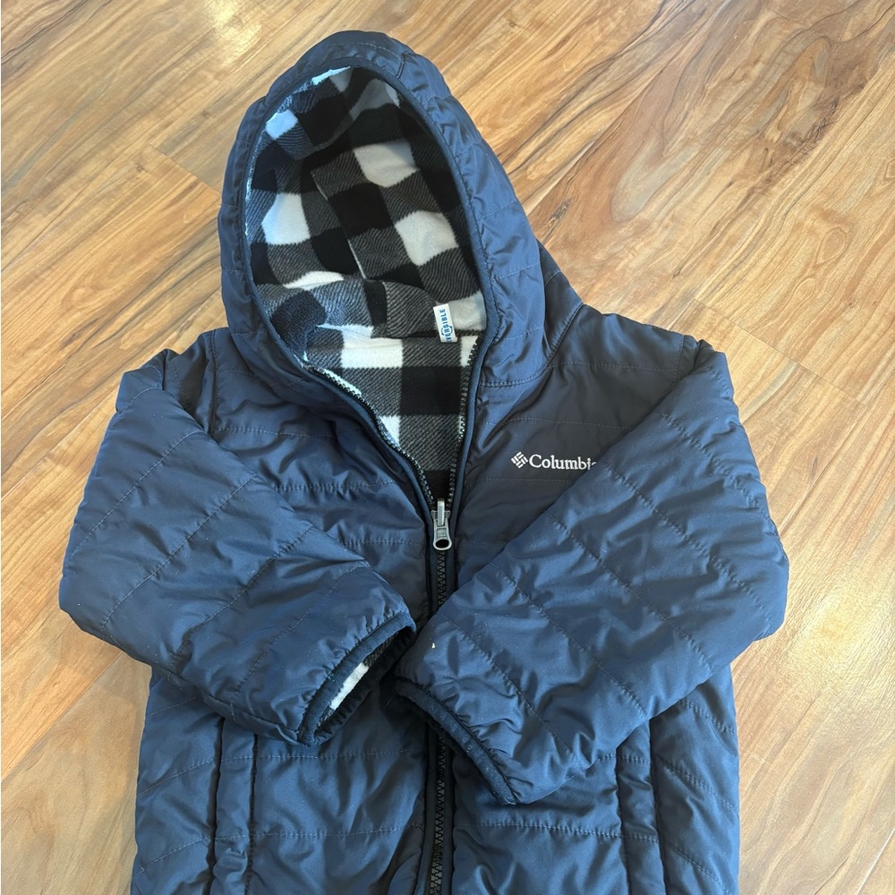 Columbia Navy Hooded Jacket